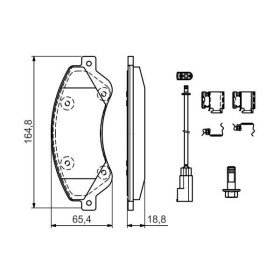 BOSCH Sada brzdových doštiček 0 986 494 613_thumb5