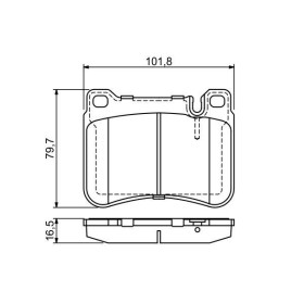 BOSCH Sada brzdových doštiček 0 986 494 166_thumb5