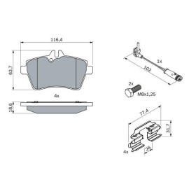 BOSCH Sada brzdových doštiček 0 986 494 290_thumb7