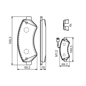 BOSCH Sada brzdových doštiček 0 986 494 589_thumb5