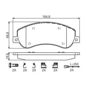 BOSCH Sada brzdových doštiček 0 986 494 624_thumb5