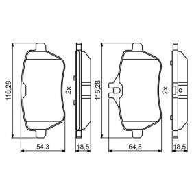 BOSCH Sada brzdových doštiček 0 986 494 790_thumb7