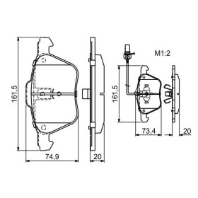 BOSCH Sada brzdových doštiček 0 986 424 777_thumb5