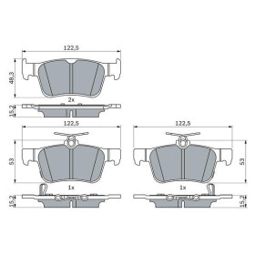 BOSCH Sada brzdových doštiček 0 986 424 807_thumb7