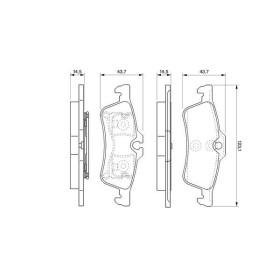 BOSCH Sada brzdových doštiček 0 986 494 130_thumb5