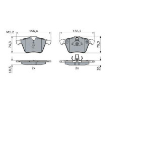 BOSCH Sada brzdových doštiček 0 986 424 125_thumb7