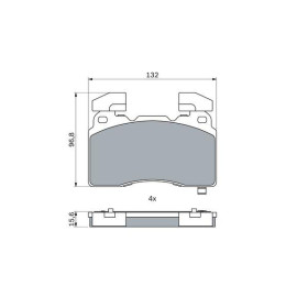 BOSCH Sada brzdových doštiček 0 986 424 894_thumb5