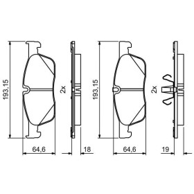 BOSCH Sada brzdových doštiček 0 986 494 818_thumb7