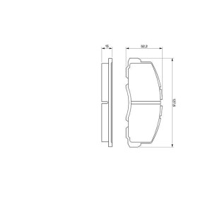 BOSCH Sada brzdových doštiček 0 986 469 550_thumb5