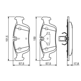 BOSCH Sada brzdových doštiček 0 986 494 015_thumb5