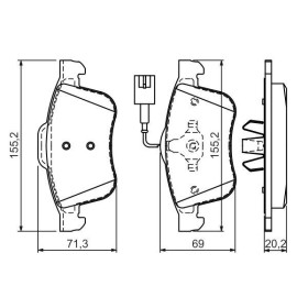 BOSCH Sada brzdových doštiček 0 986 494 465_thumb7