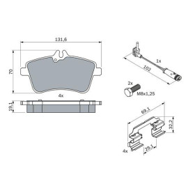 BOSCH Sada brzdových doštiček 0 986 494 085_thumb5