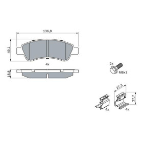 BOSCH Sada brzdových doštiček 0 986 494 623_thumb7