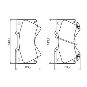 BOSCH Sada brzdových doštiček 0 986 494 449_thumb5