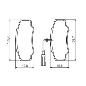 BOSCH Sada brzdových doštiček 0 986 494 391_thumb7