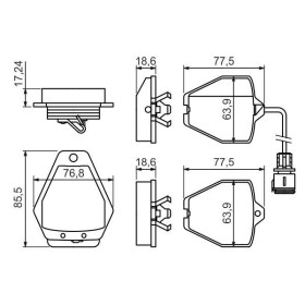 BOSCH Sada brzdových doštiček 0 986 494 436_thumb5