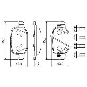 BOSCH Sada brzdových doštiček 0 986 494 934_thumb7