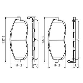 BOSCH Sada brzdových doštiček 0 986 494 572_thumb7