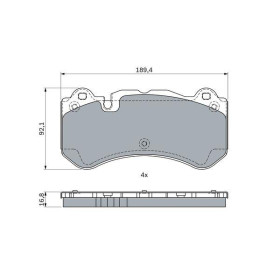 BOSCH Sada brzdových doštiček 0 986 494 970_thumb7