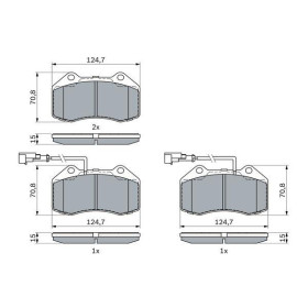 BOSCH Sada brzdových doštiček, kotouč. brzda 0 986 494 903_thumb7