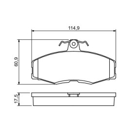 BOSCH Sada brzdových doštiček 0 986 468 613_thumb5