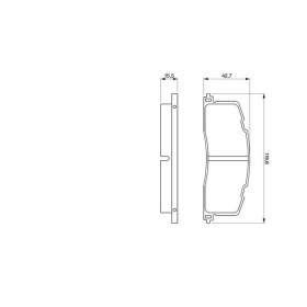 BOSCH Sada brzdových doštiček 0 986 461 140_thumb5