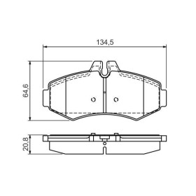 BOSCH Sada brzdových doštiček 0 986 494 013_thumb5