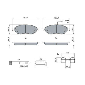 BOSCH Sada brzdových doštiček 0 986 494 591_thumb7