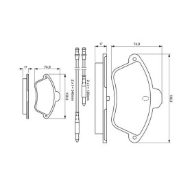 BOSCH Sada brzdových doštiček 0 986 460 957_thumb5