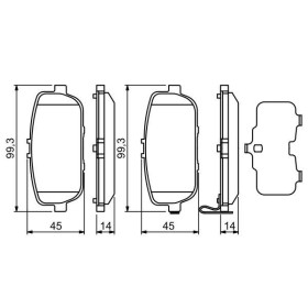 BOSCH Sada brzdových doštiček 0 986 494 190_thumb7