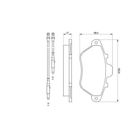 BOSCH Sada brzdových doštiček 0 986 460 950_thumb5