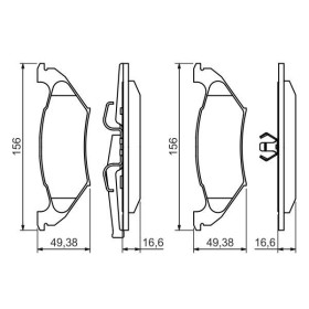 BOSCH Sada brzdových doštiček 0 986 494 495_thumb5