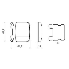 BOSCH Sada brzdových doštiček 0 986 490 500_thumb5