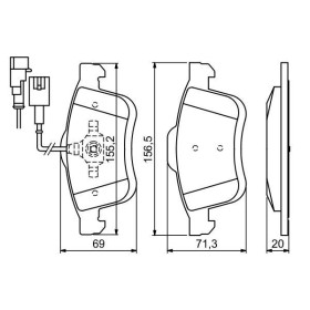 BOSCH Sada brzdových doštiček 0 986 494 453_thumb5