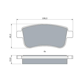 BOSCH Sada brzdových doštiček 0 986 424 942_thumb5