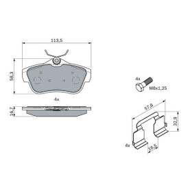 BOSCH Sada brzdových doštiček 0 986 494 192_thumb5