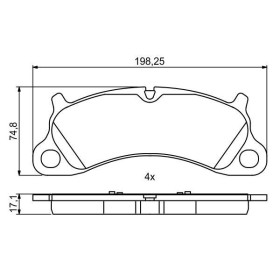 BOSCH Sada brzdových doštiček 0 986 494 806_thumb7