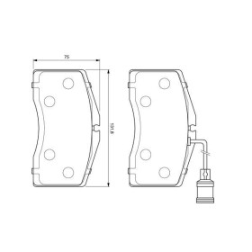 BOSCH Sada brzdových doštiček 0 986 424 664_thumb5