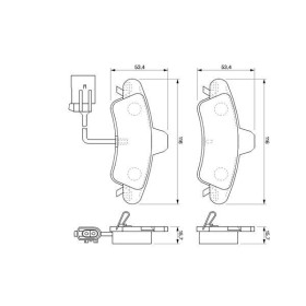 BOSCH Sada brzdových doštiček 0 986 424 745_thumb5