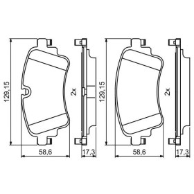 BOSCH Sada brzdových doštiček 0 986 494 833_thumb7