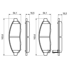 BOSCH Sada brzdových doštiček 0 986 494 151_thumb5