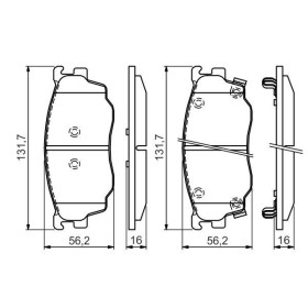 BOSCH Sada brzdových doštiček 0 986 494 394_thumb7