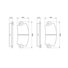 BOSCH Sada brzdových doštiček: 0 986 461 396_thumb5