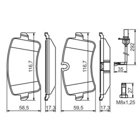 BOSCH Sada brzdových doštiček 0 986 494 446_thumb7