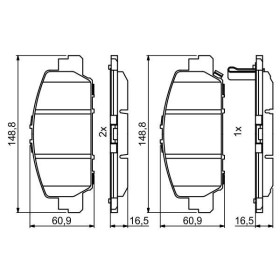 BOSCH Sada brzdových doštiček 0 986 494 773_thumb7