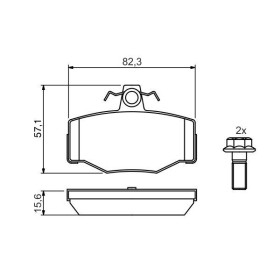 BOSCH Sada brzdových doštiček 0 986 460 993_thumb5