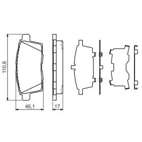 BOSCH Sada brzdových doštiček 0 986 494 376_thumb7