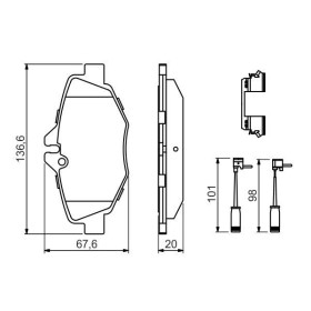 BOSCH Sada brzdových doštiček 0 986 494 647_thumb7