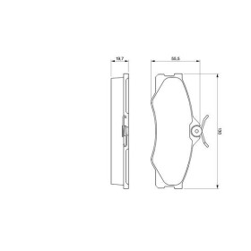 BOSCH Sada brzdových doštiček 0 986 469 790_thumb5