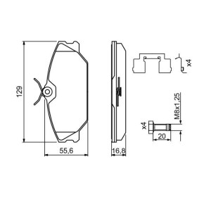 BOSCH Sada brzdových doštiček 0 986 494 656_thumb7